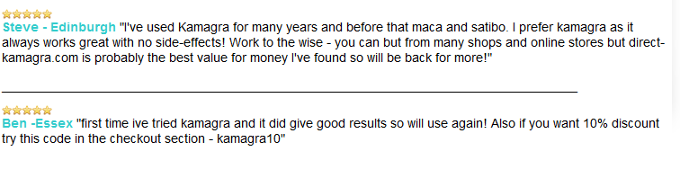 Kamagra 100mg Reviews