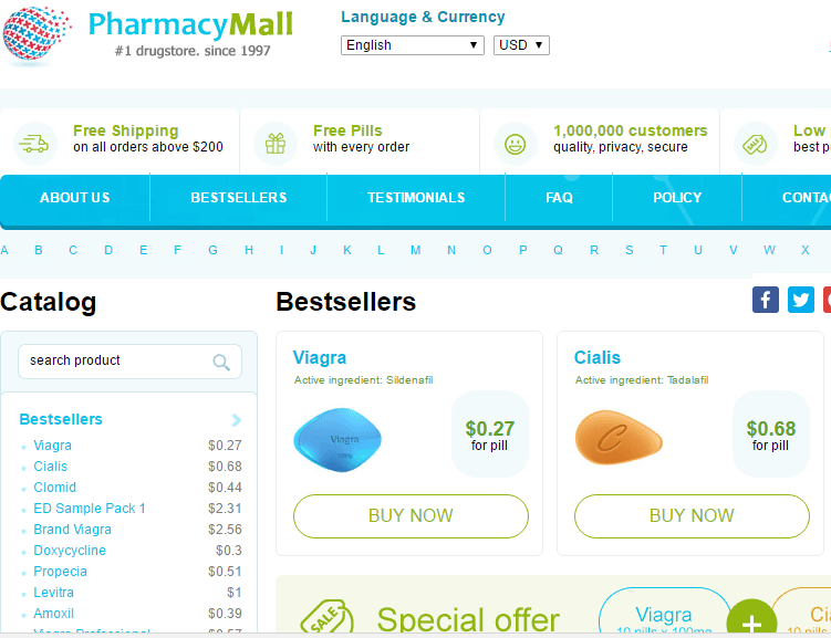 Malegra 100 mg on Pharmacymall.net