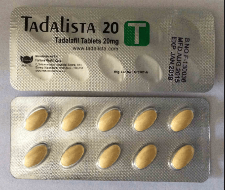 Tadalista 20 mg Tablets