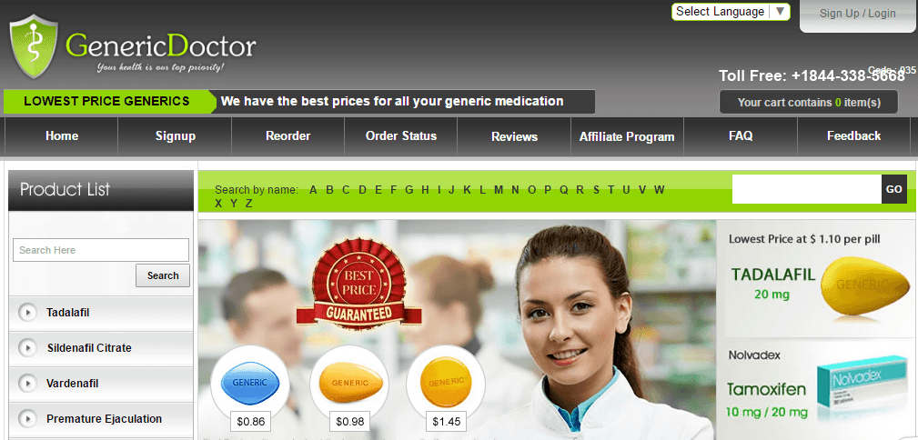 Tadalista 20 mg on Genericdoctor.com