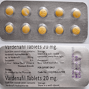 Vardenafil 20mg Tablets